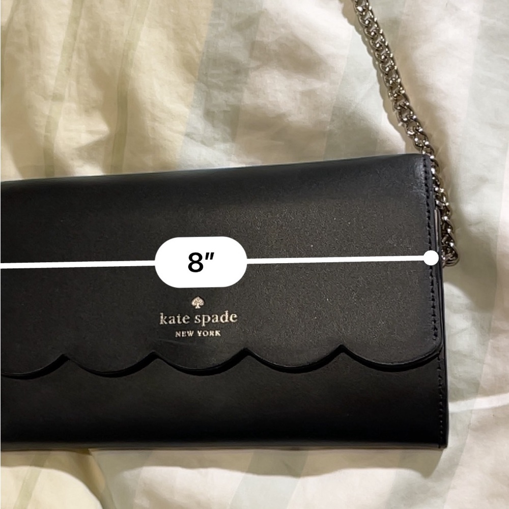 Kate Spade ♠️ Gemma Wallet on detachable chain for crossbody or clutch - Picture 10 of 11